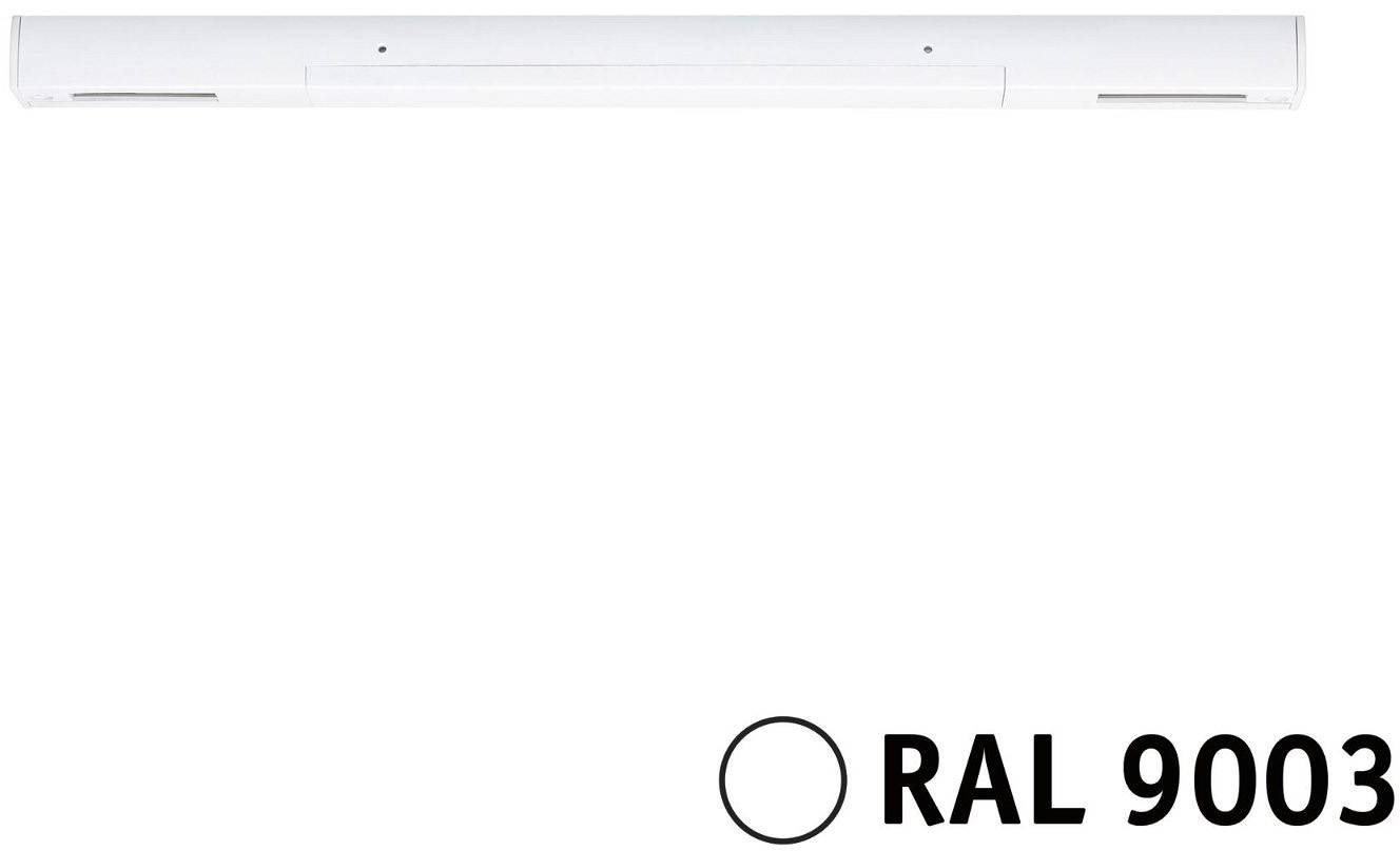 Biely svetelný pruh; farba RAL 9003 zobrazená farebným kódovaním vedľa textu.