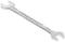 Strieborný obojstranný kľúč s veľkosťami 17 a 14, s nápisom '630018 Made in Germany'. Primárne používaný pre mechanické práce.