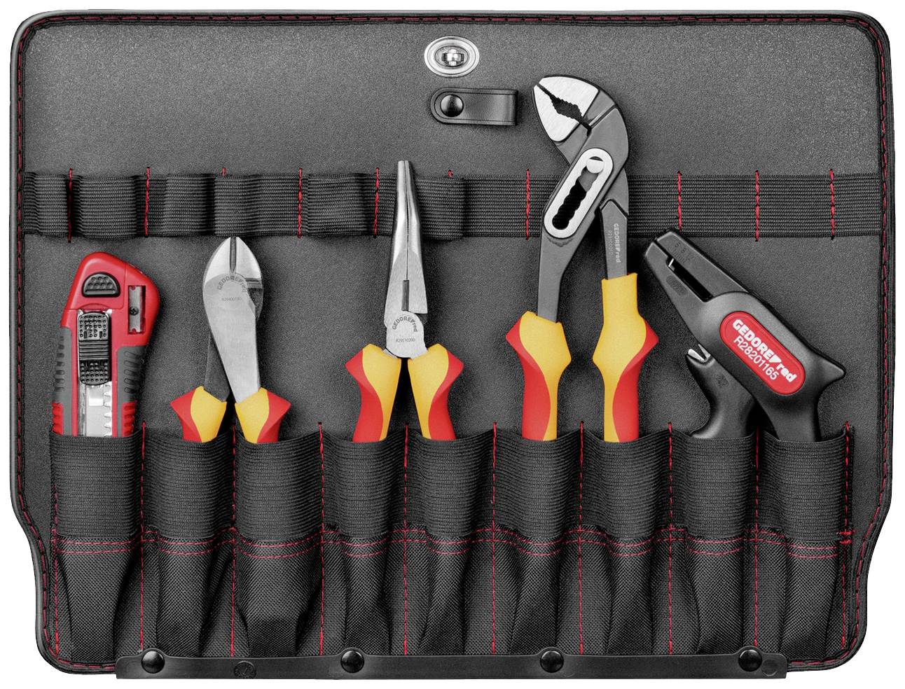 Gedore R21652089 Lärling, Elektriker Verktygsväska med utrustning 89 delar (L x B x H) 485 x 414 x 212 mm