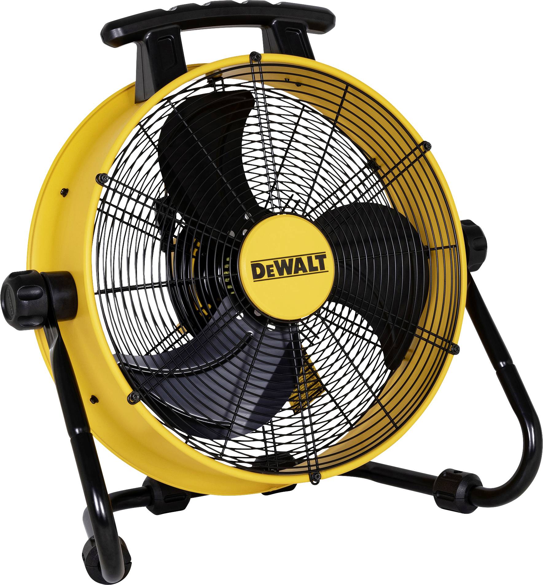 DEWALT DXF1853 podlahový ventilátor, 110 W, (Ø x v) 620 mm x 610 mm, žltá, DXF1853