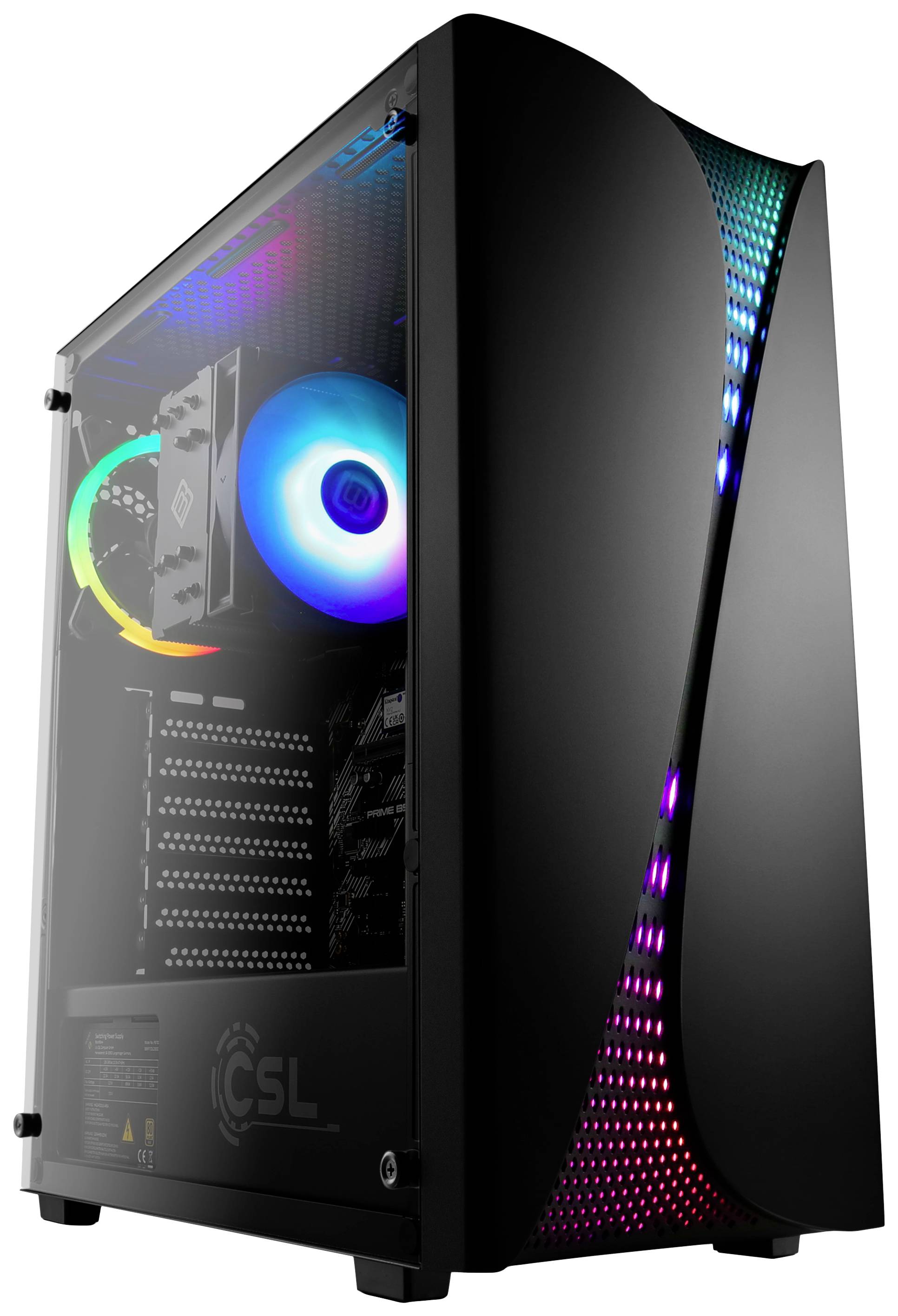 CSL Computer PC da gioco M10790 AMD Ryzen 5 8600G 5 GHz 32 GB RAM 1000 GB SSD AMD Radeon™ 760M 91308