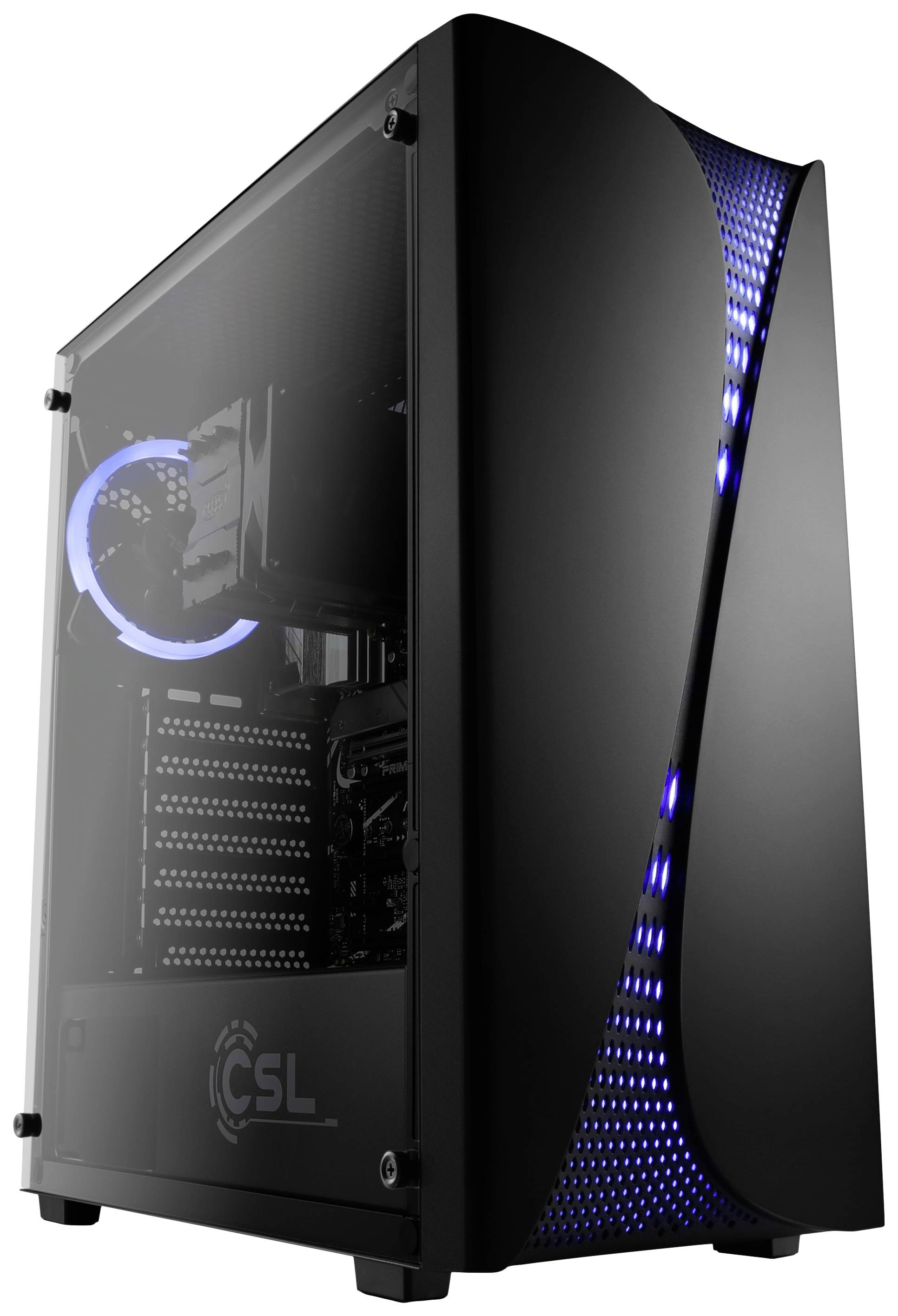 CSL Computer PC da gioco M10850H AMD Ryzen 7 5700G 4.6 GHz 16 GB RAM 1000 GB SSD AMD 91588