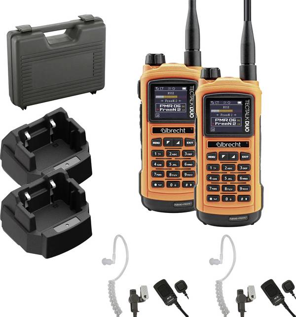 Albrecht Tectalk Duo PMR446 + Freenet 29149.S1 Freenet sada 2 ks