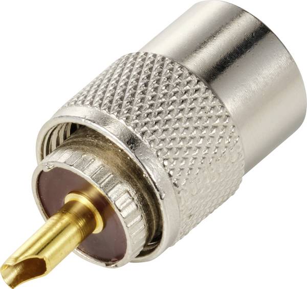 TRU COMPONENTS TC-12885932 UHF konektor zástrčka, rovná 50 Ω 1 ks