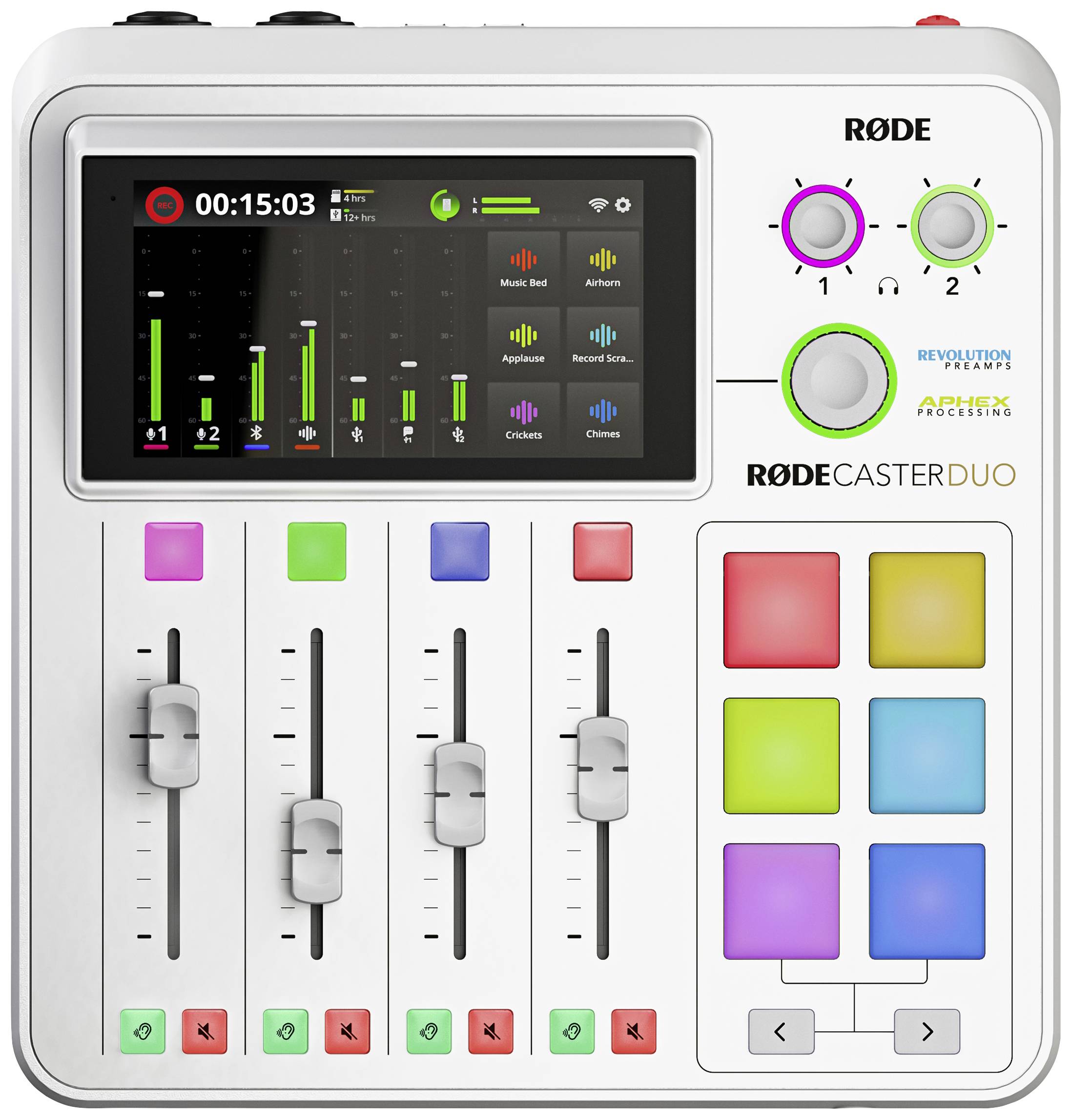 Rode RCDUOW Mixer DJ Numero canali:7 Collegamento USB, Bluetooth