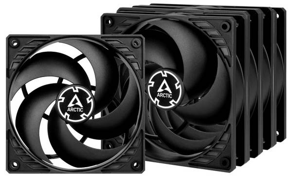 Arctic ACFAN00135A PC vetrák s krytom čierna (š x v x h) 120 x 25 x 120 mm
