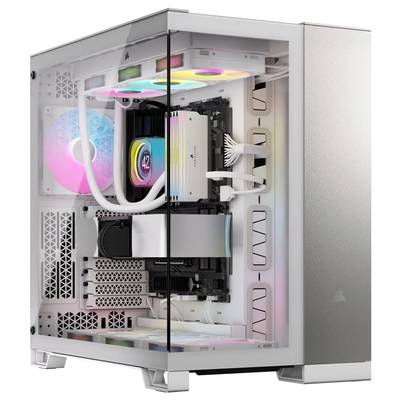 Corsair CC-9011285-WW midi tower PC skrinka sivá, biela