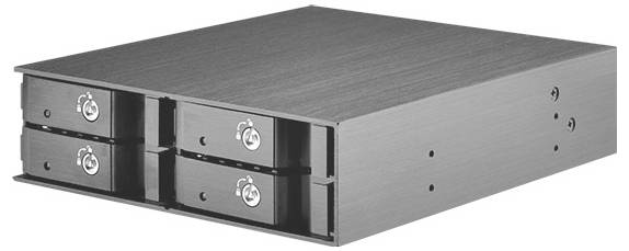 Silverstone SST-FS204B Rack per hard disk SATA, SATA II, SATA III