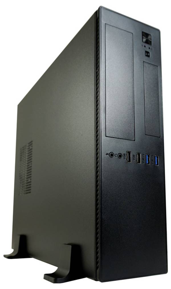 LC Power LC-1406MB-400TFX micro tower PC skrinka čierna integrovaný sieťový adaptér