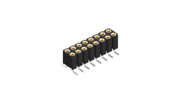 Fischer Elektronik zásuvková lišta (precízna) Počet riadkov: 2 10027863 10 ks-0