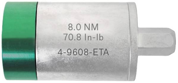 BERNSTEIN Tools for Electronics 4-9608-ETA, momentový adaptér, prednastavené, 1/4" (6,3 mm), 8.0 Nm (max)
