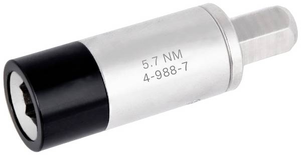 BERNSTEIN Tools for Electronics 4-988-7, momentový adaptér, prednastavené, 1/4" (6,3 mm), 5.7 Nm (max)
