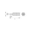 BERNSTEIN Tools for Electronics 6-HX15-25 1/4" (6,3 mm)