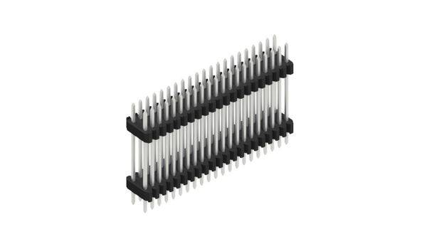 Fischer Elektronik pinová lišta (štandardná) Počet riadkov: 2 SLVW811742Z 10 ks-0