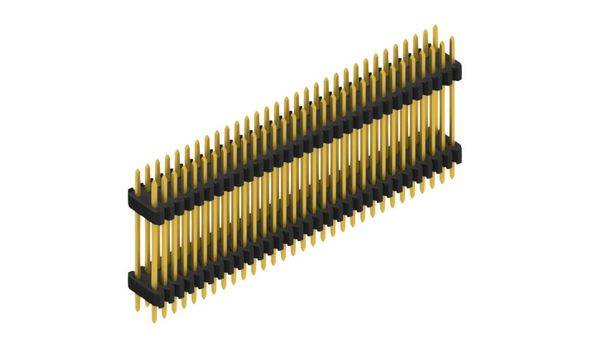 Fischer Elektronik pinová lišta (štandardná) Počet riadkov: 2 SLVW811762G 10 ks-0