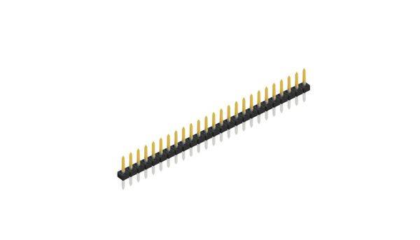 Fischer Elektronik pinová lišta (štandardná) Počet riadkov: 1 SLY108525S 10 ks-0