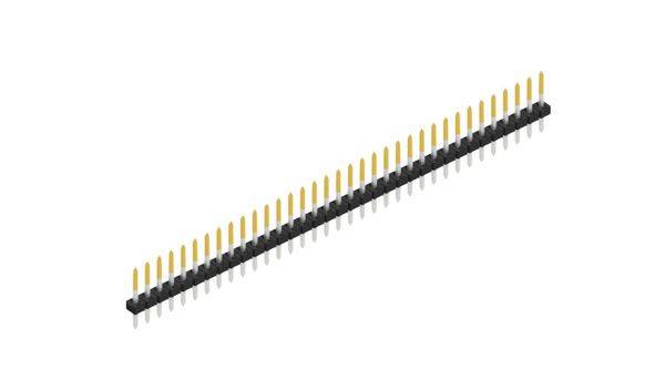 Fischer Elektronik pinová lišta (štandardná) Počet riadkov: 1 SLY109835S 10 ks-0