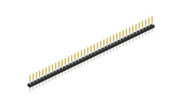 Fischer Elektronik pinová lišta (štandardná) Počet riadkov: 1 SLY109839S 10 ks-0