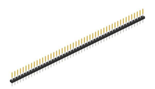Fischer Elektronik pinová lišta (štandardná) Počet riadkov: 1 SLY109848S 10 ks-0