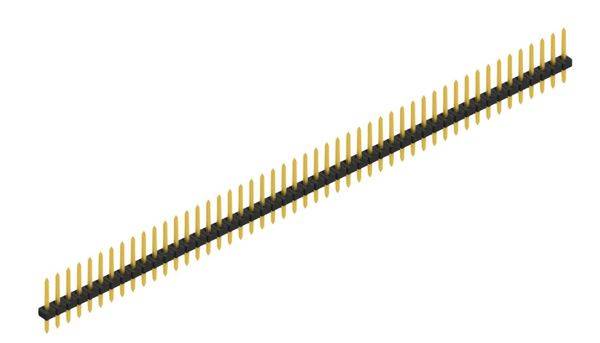 Fischer Elektronik pinová lišta (štandardná) Počet riadkov: 1 SLY109849G 10 ks-0