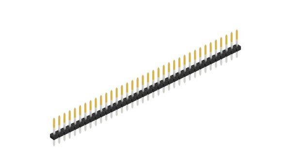 Fischer Elektronik pinová lišta (štandardná) Počet riadkov: 1 SLY110436S 10 ks-0