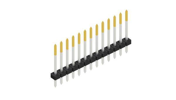 Fischer Elektronik pinová lišta (štandardná) Počet riadkov: 1 SLY113913S 10 ks-0