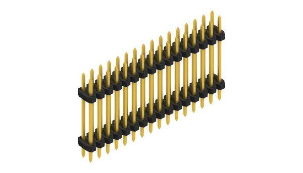 Fischer Elektronik Male header (standaard) 10063220 10 stuk(s)
