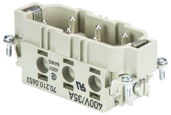 Wieland Electric 70.210.0653.0 zástrčková vložka  Počet kontaktov 6 10 ks