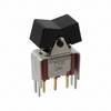 C & K Switches Rocker Switch 7000 Series 120 V/AC, 20 V/DC 1x (zap)/vyp/(zap) 1 ks Bulk