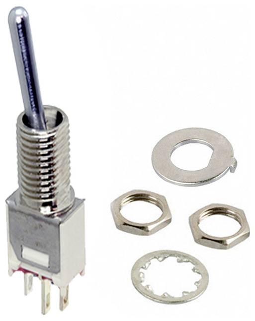 C & K Switches Toggle Switch T Series 120 V/AC, 28 V/DC 3 A 1 zap/zap 1 ks Bulk