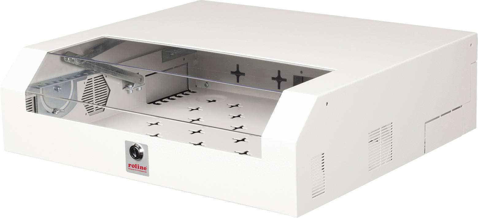 Roline Armadio rack da parete 19 (L x A x P) 500 x 475 x 475 mm Grigio