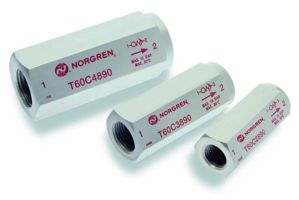 IMI NORGREN spätný ventil T60C2890   0 do 16 bar  1 ks