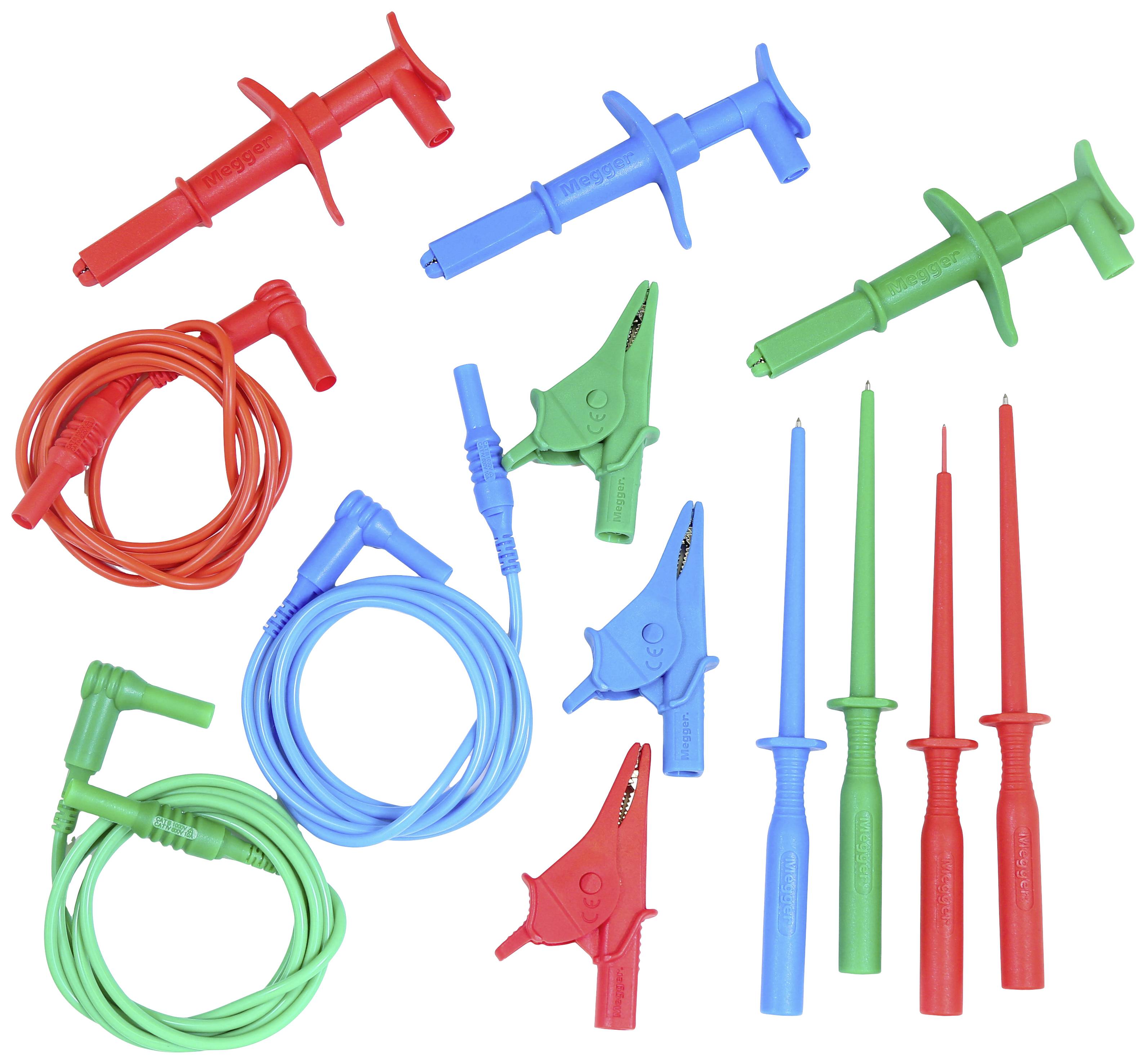 Megger 1014-291 3-adrige Puntale di misura 1 KIT