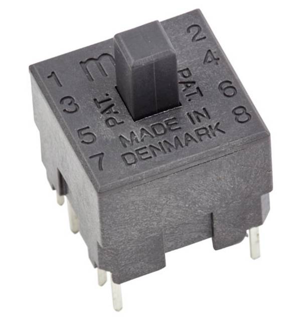 MEC Unimec Series,  1545109 spínač, 120 V, 250 mA, 1 ks