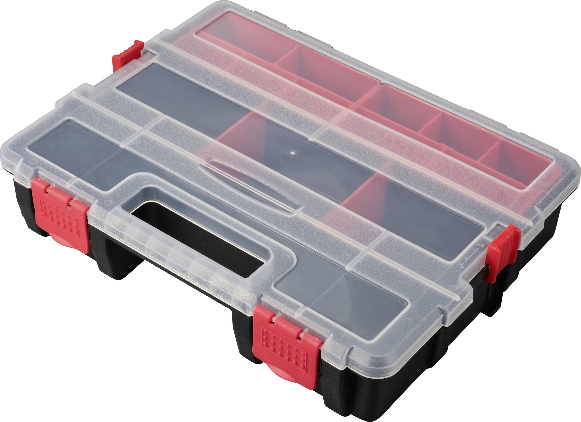 TOOLCRAFT Assortimentsdoos (l x b x h) 285 x 225 x 60 mm Aantal vakken: 21 Variabele onderverdeling Inhoud 1 stuk(s) afbeelding