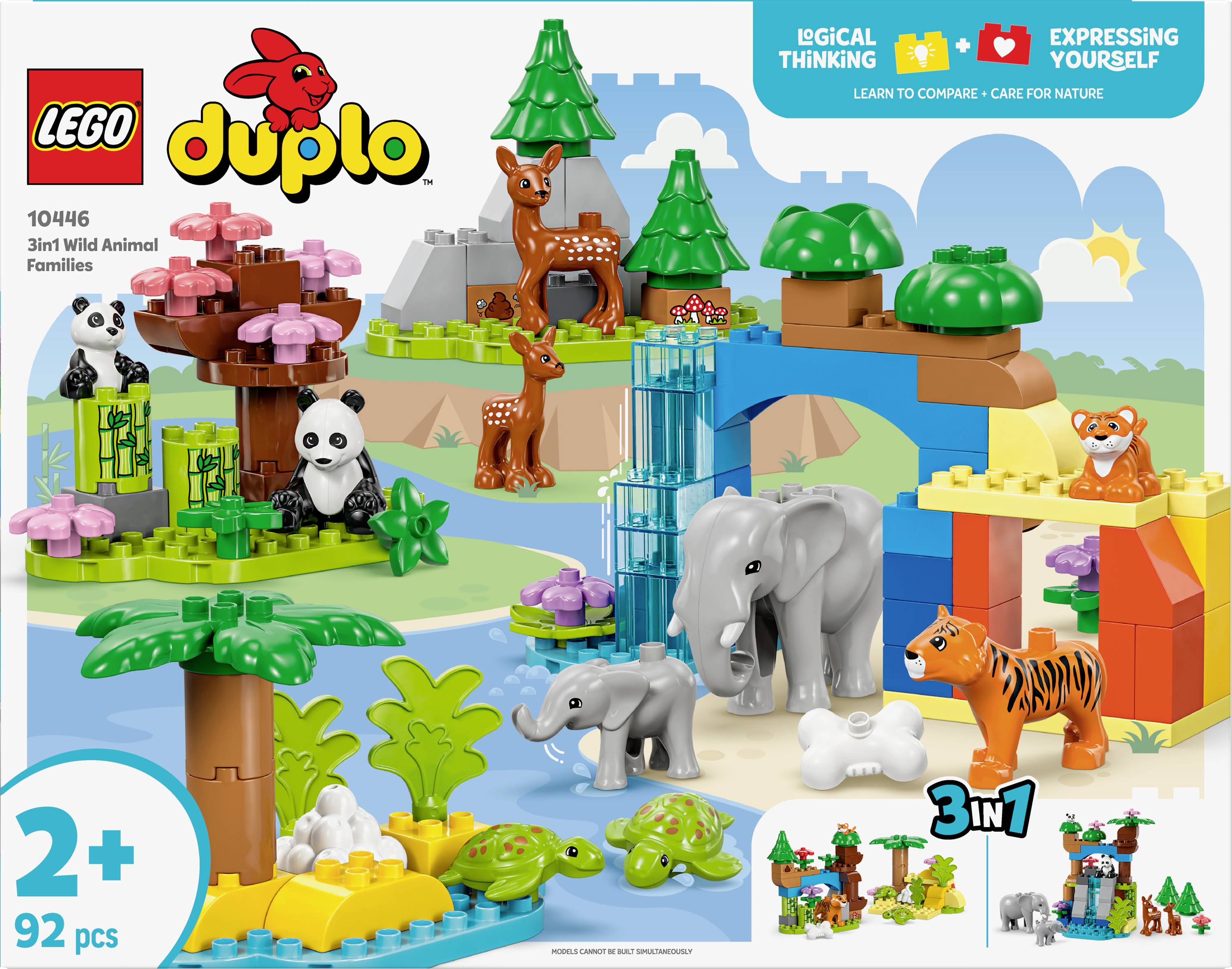Lego DUPLO Town 10446 Wild Animal Families Building Set 6