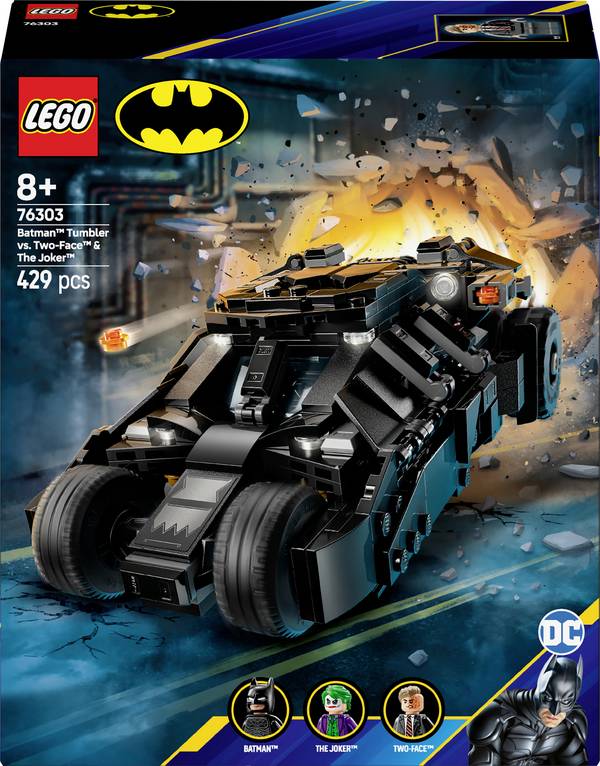 76303 LEGO® DC COMICS SUPER HEROES Batman™ Tumbler vs. Two-Face™ a The Joker™