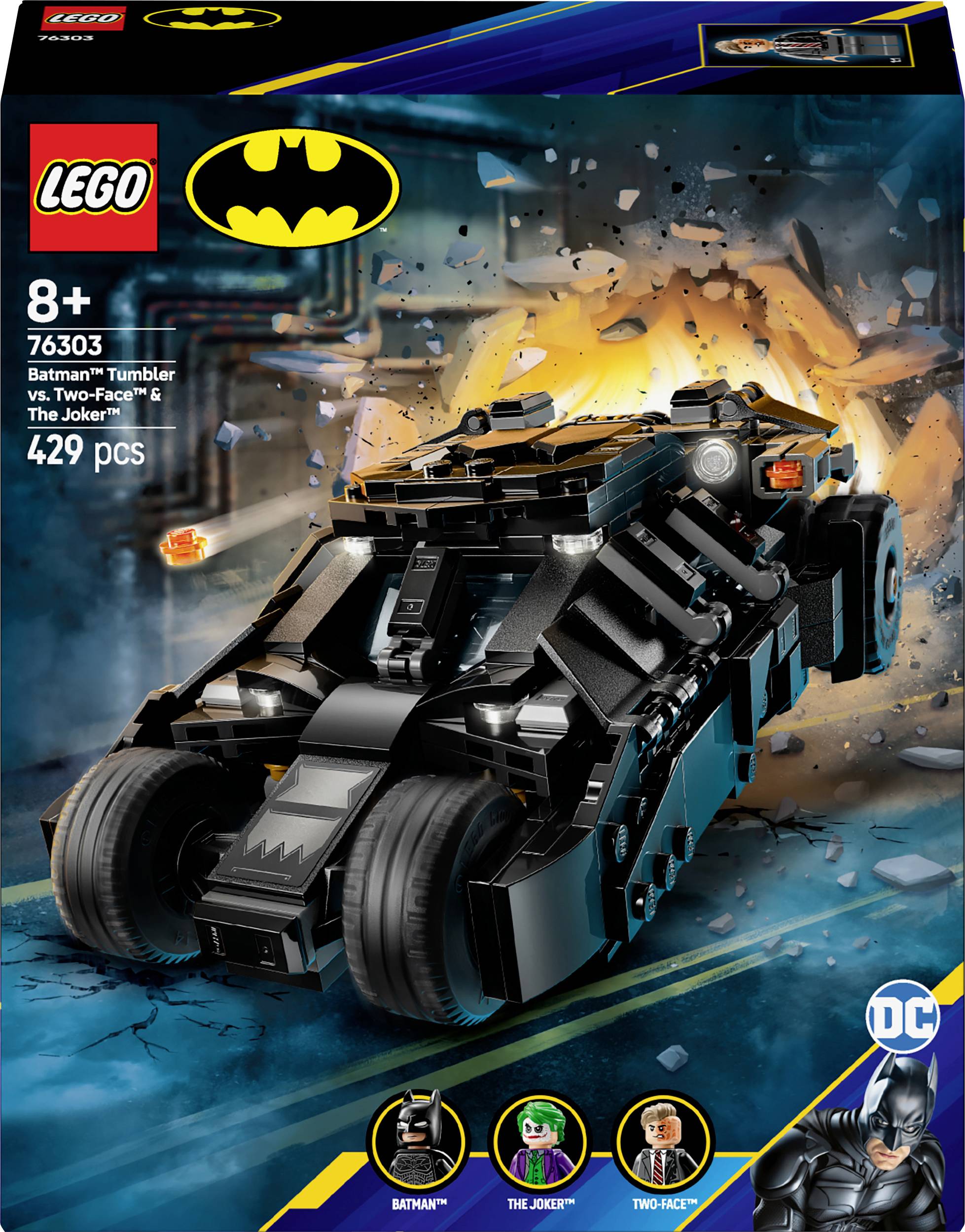 Lego Super Heroes Batman med Tumbler mot Two-Face og The Joker 76303 4