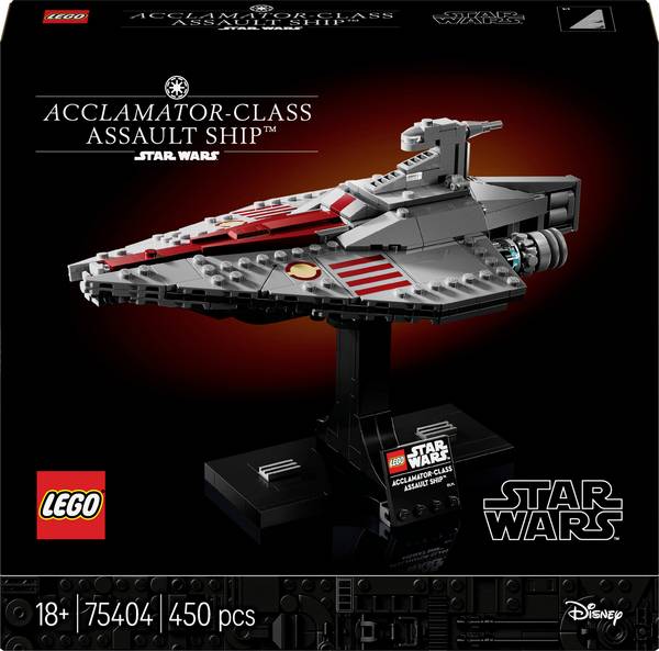 75404 LEGO® STAR WARS™ Útočná loď triedy Acclamator