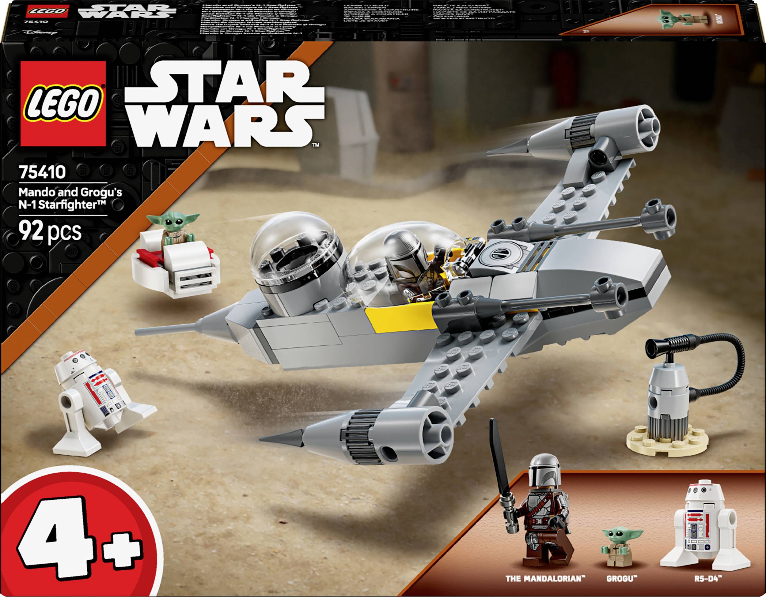 Lego Star Wars Mando og Grogus N-1 Starfighter 75410 3