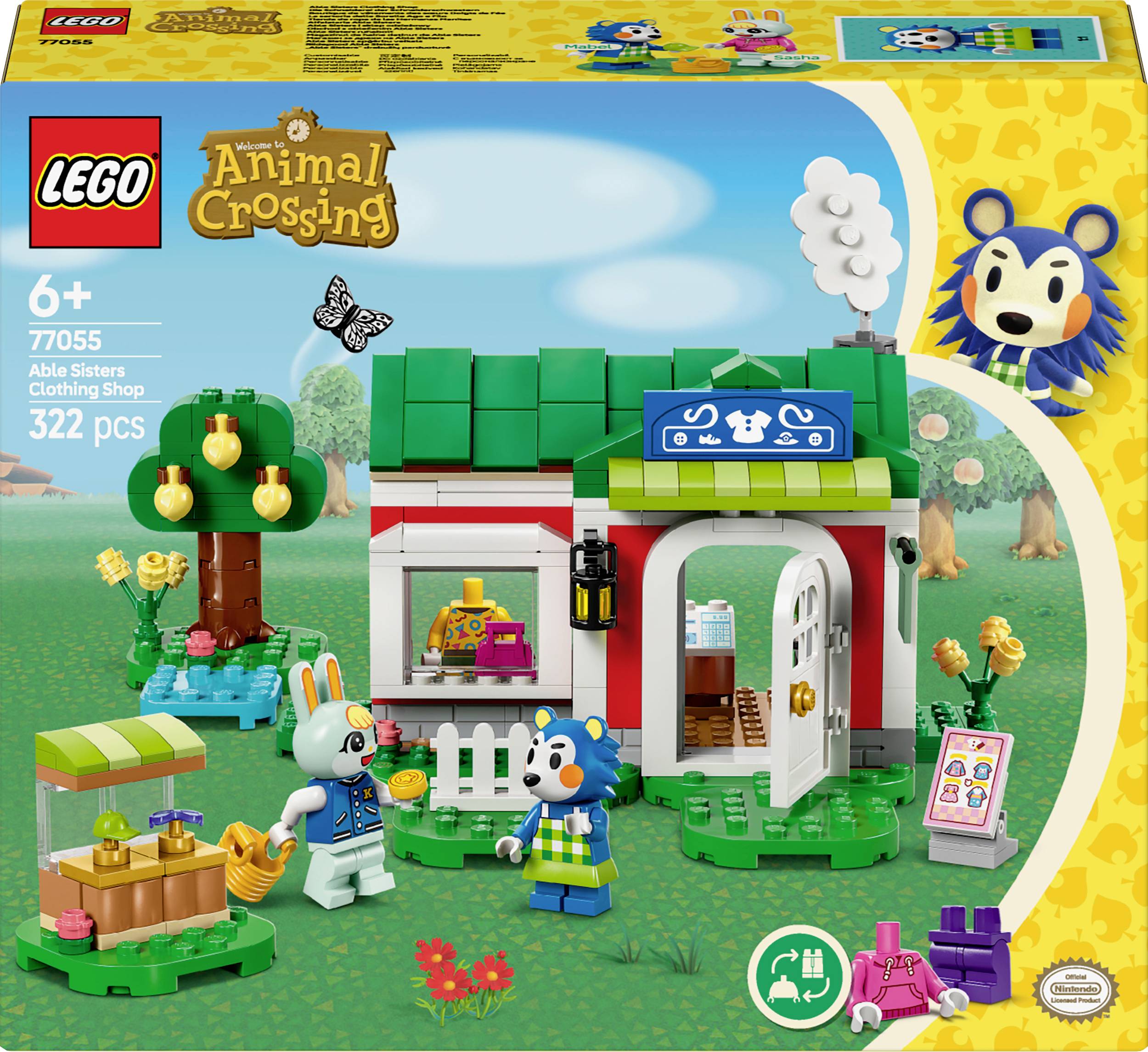 Lego Animal Crossing Klesbutikken til Able Sisters 77055 5