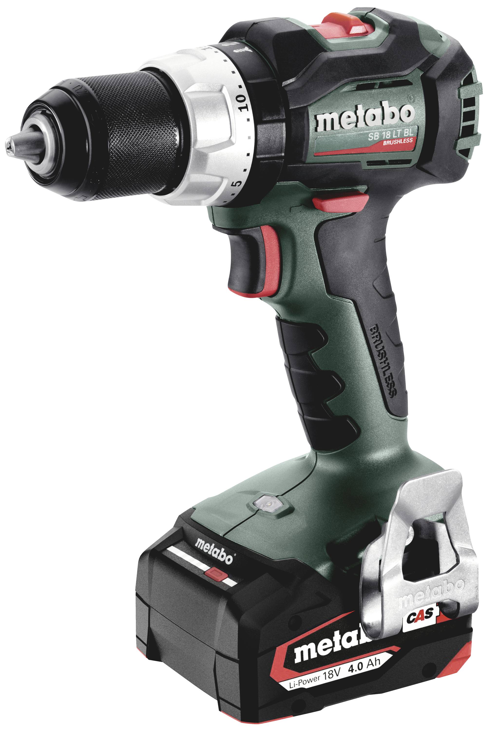 Metabo SB 18 LT BL 602316500 Slagskruvdragare batteri 75 Nm 18 V Antal batterier som ingår 2 4 Ah LiHD borstfri, inkl. 2x batterier, inkl. väska, inkl. laddare