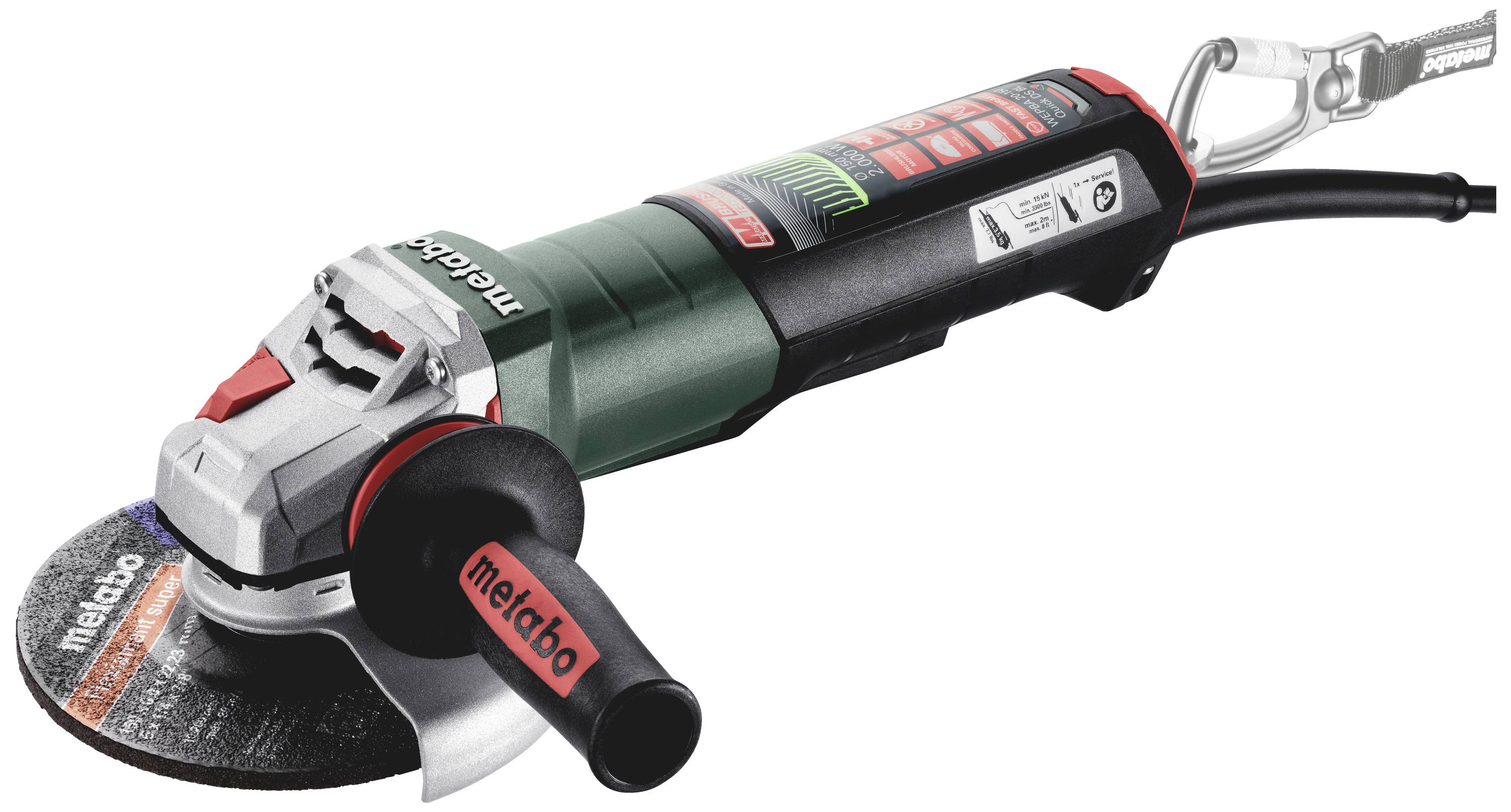 Metabo WEPBA 20-150 Quick DS BL 600645000 Vinkelslip 150 mm borstfri 2000 W