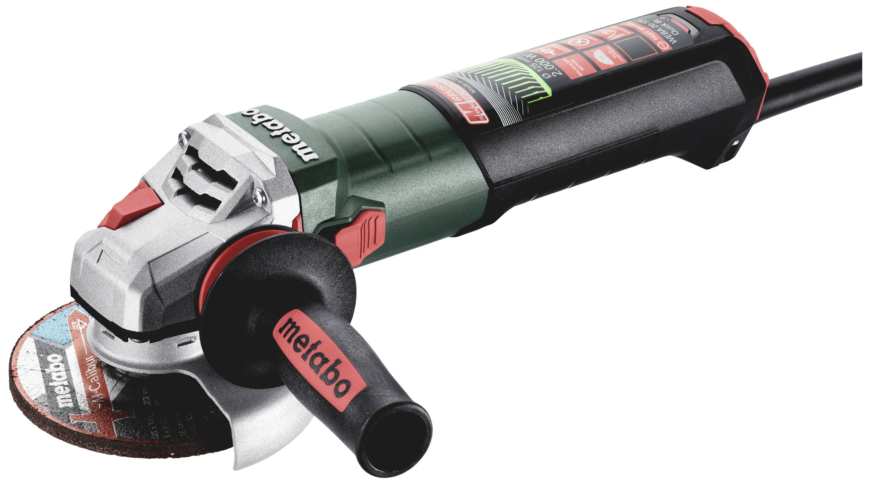Metabo WEBA 20-125 Quick BL 600642000 Vinkelslip 125 mm borstfri 2000 W