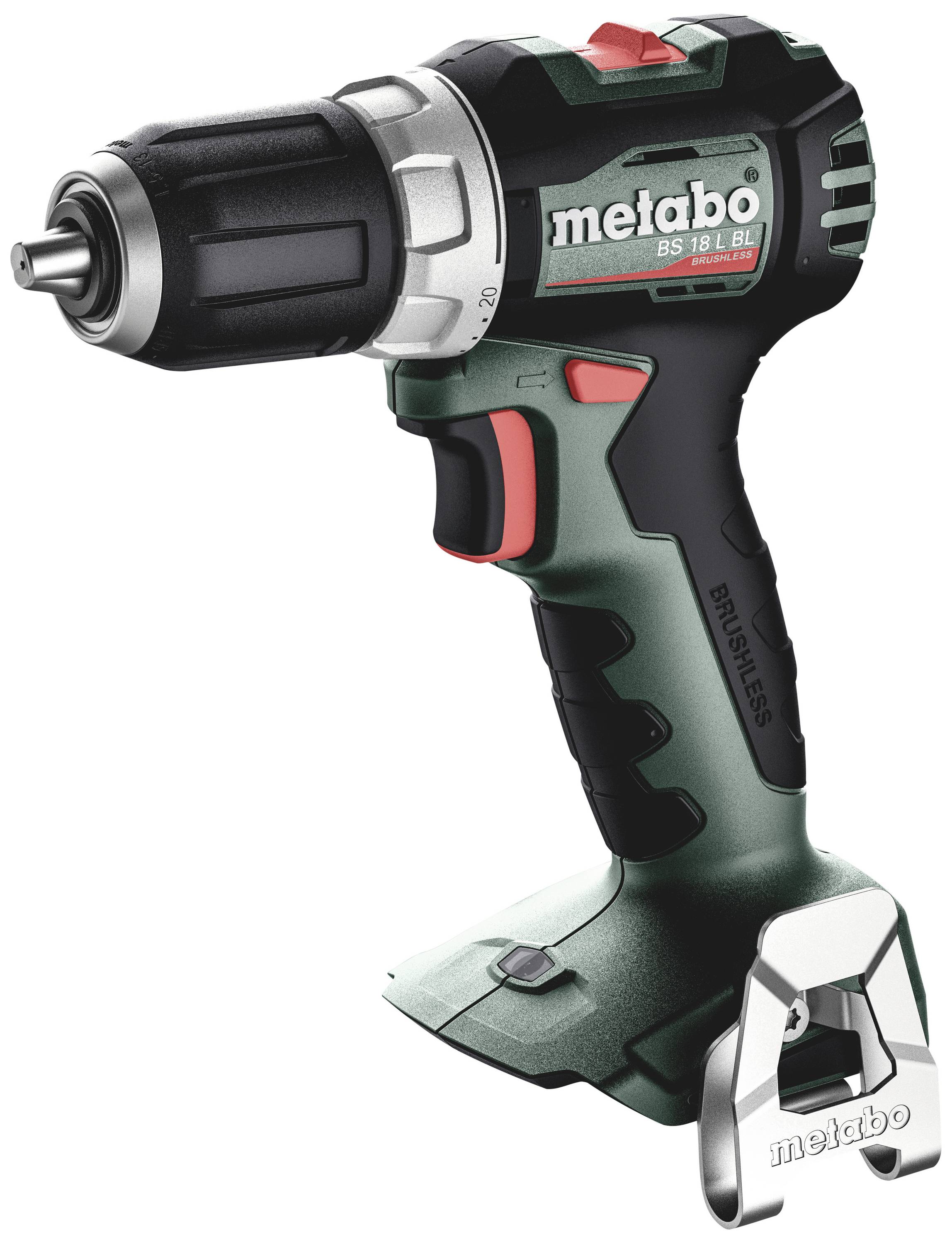 Metabo BS 18 L BL 613155840 Borrskruvdragare batteri 18 V Li-Ion borstfri, inkl. väska, exkl. batteri/laddare, Utan laddare
