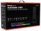 Balenie soundbaru 'Sound Blaster Katana V2X' od Creative, so svetelným pruhom s viacerými farbami, kompaktným subwooferom a detailmi pripojenia.