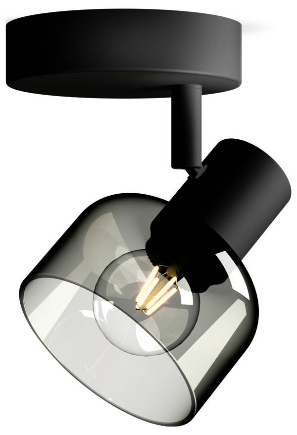 Philips Sleet 8720169299573 stropná lampa  E14   čierna