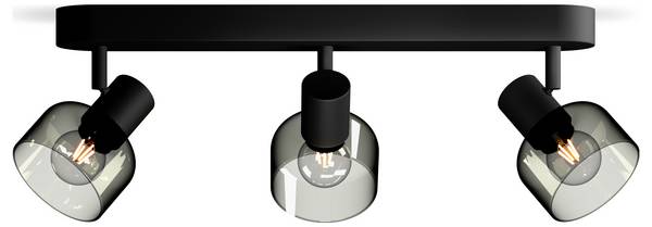 Philips Sleet 8720169299610 stropná lampa  E14   čierna