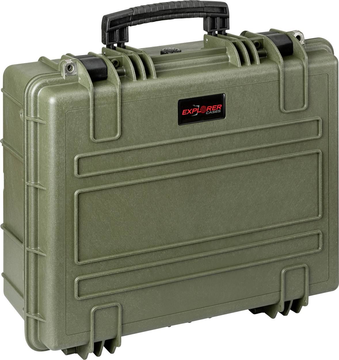 Explorer Cases Valigetta portaoggetti outdoor 4820HL.G green with pick & pluck foam (L x A x P) 48 x 37 x 21 cm Verde oliva 4820HL.G