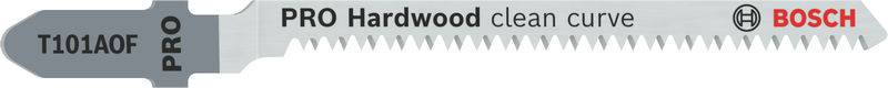 Bosch Accessories 2608655093 PRO Hardwood clean curve T101AOF decoupeerzaagblad, 83 mm, 2-delig 2 stuk(s) afbeelding